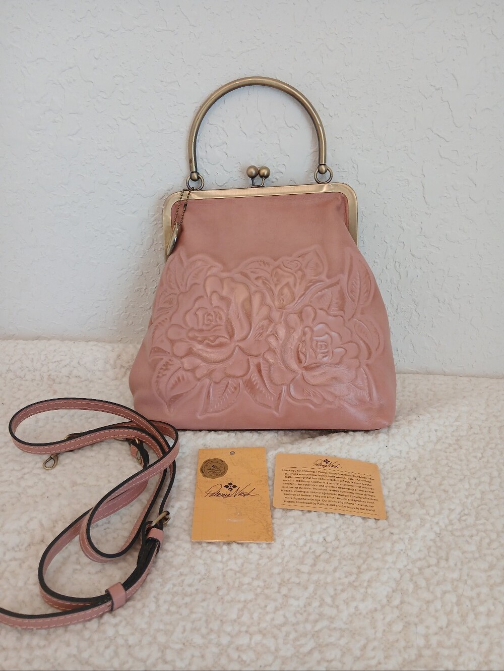Patricia Nash 10th Anniversary Novella Frame In Mauve